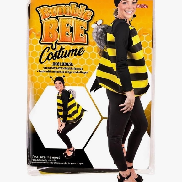 Forum Bumble Bee Costume for Adults & Kids Halloween Honey Bee Costume for Women - Picture 3 of 4
